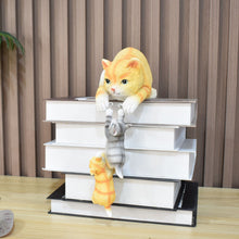 Whimsical Cat Figurine Home Decor Accent