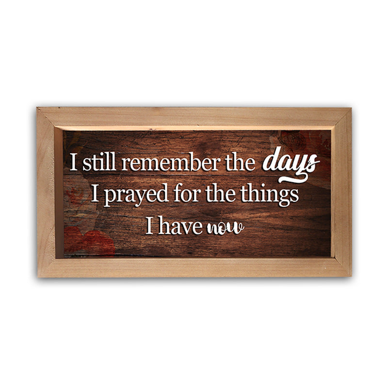 Rustic Wooden Wall Sign Home Decor
