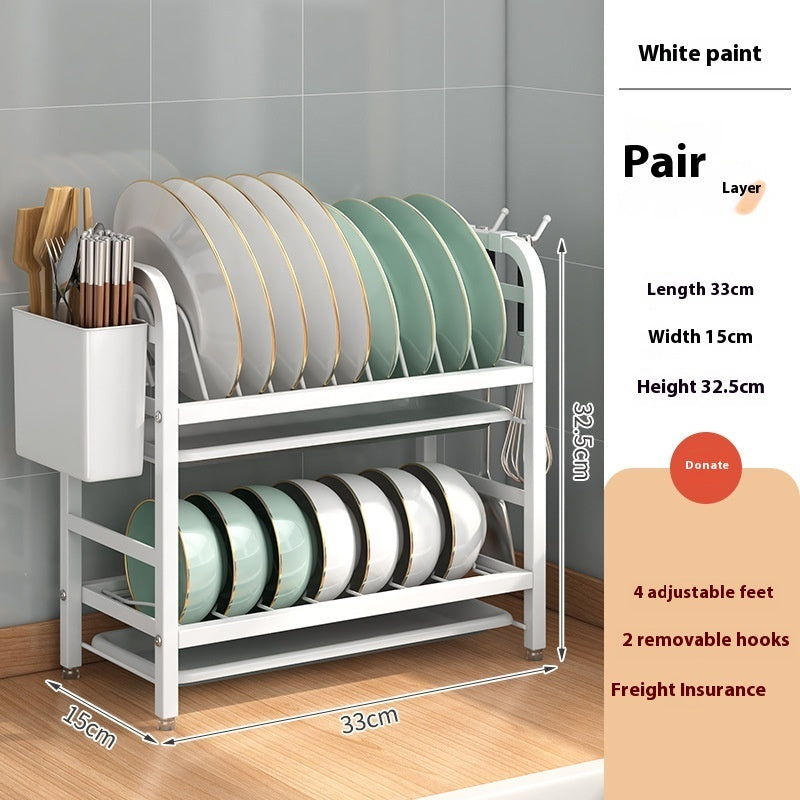 Versatile Multi-Tier Kitchen Storage Rack