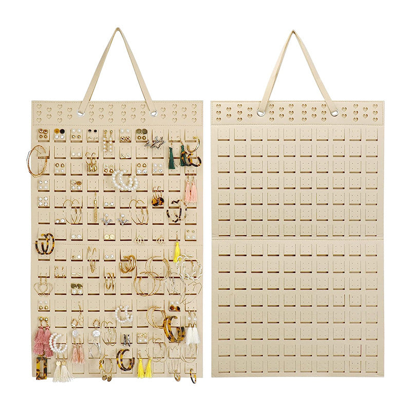 Wall-Mounted Felt Jewelry Organizer