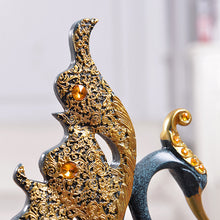 Elegant Couple Swan Decorative Figurine