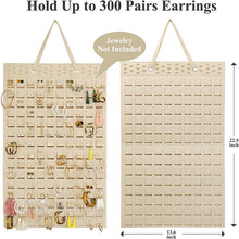 Wall-Mounted Felt Jewelry Organizer