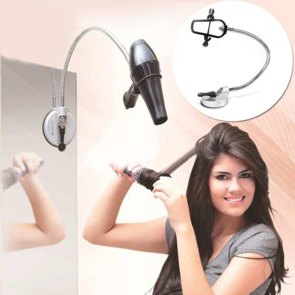360-Degree Hands-Free Hair Dryer Holder Stand