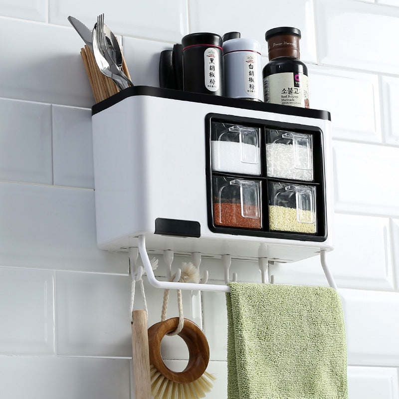 Adhesive No-Drill Kitchen Wall Shelf