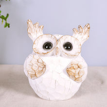 Wise Owl Resin Figurine Auspicious Home Decor