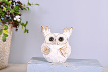 Wise Owl Resin Figurine Auspicious Home Decor
