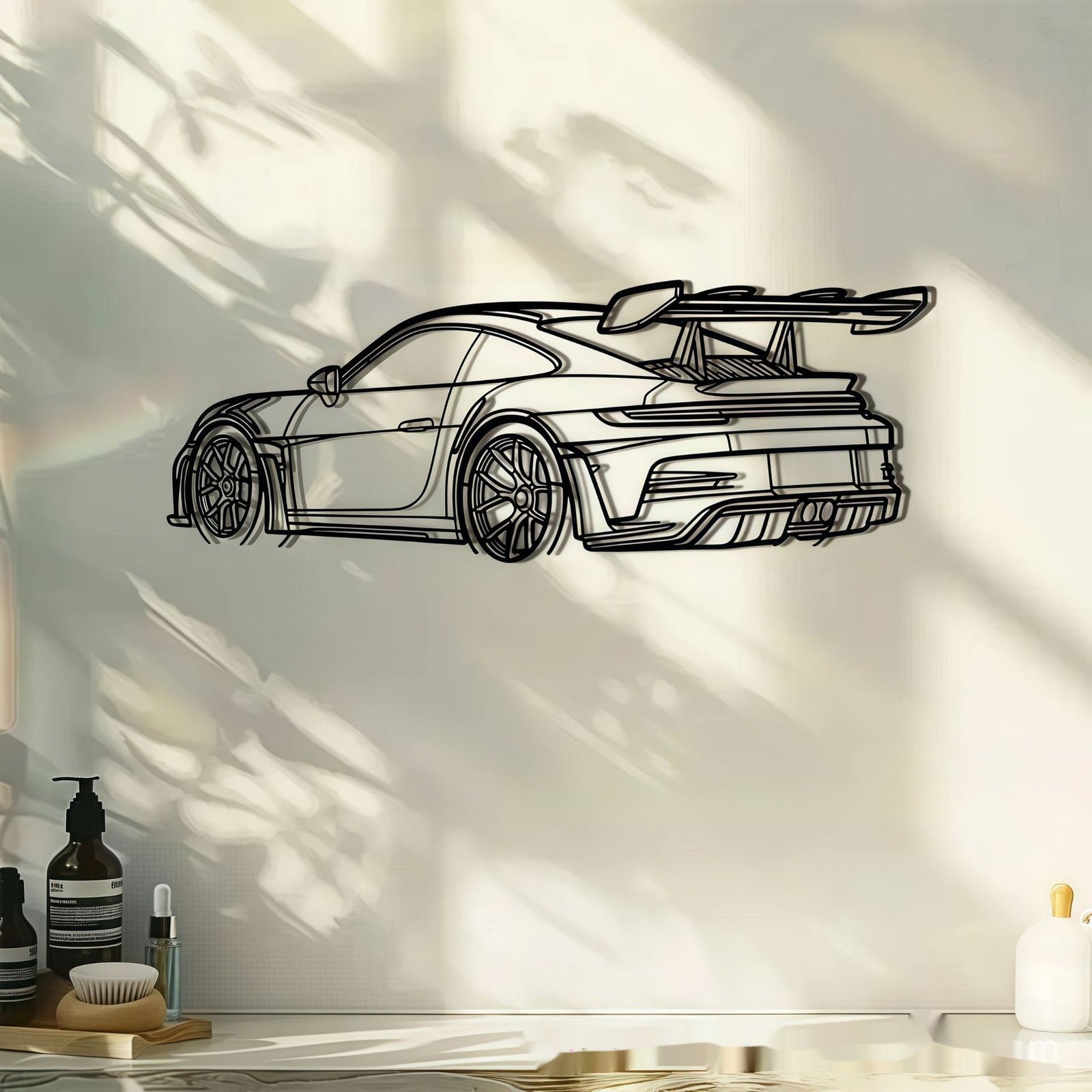 Handcrafted Wrought Iron Silhouette Wall Art
