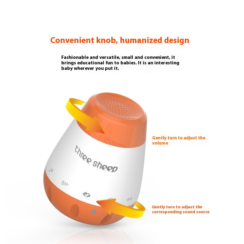 Smart Voice-Sensing Baby Sleep Aid with Soothing Sounds