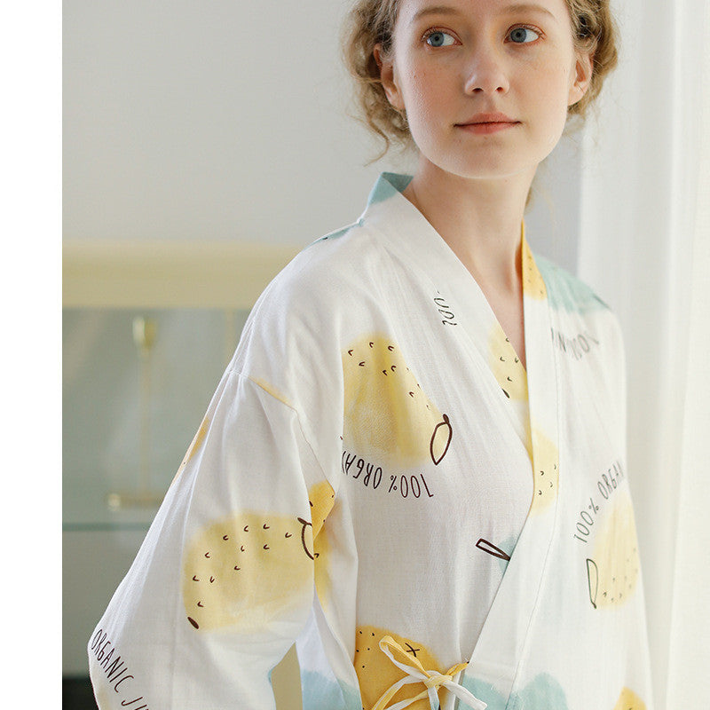 Printed Kimono-Inspired Decorative Home Accent