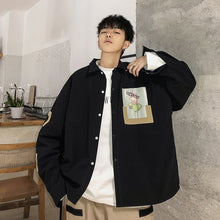 Men's Spring Cartoon Print Casual Shirt