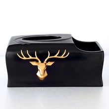 Multifunctional Resin Desktop Organizer with Tissue Holder