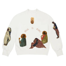 Jesus Is King Oversized Heavy-Duty Unisex Sweater