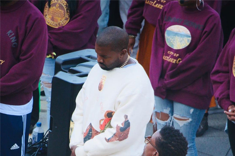 Jesus Is King Oversized Heavy-Duty Unisex Sweater