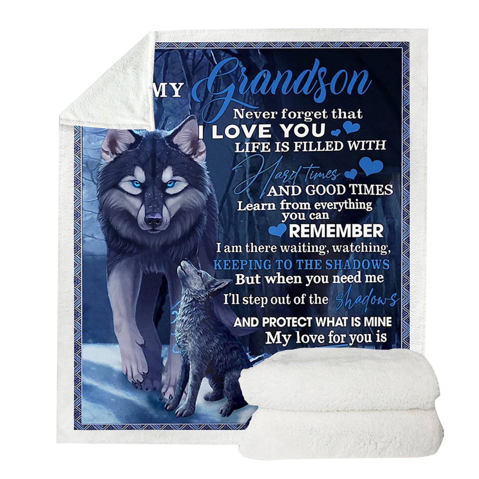3D Digital Print Double-Layer Cotton Velvet Sofa Blanket