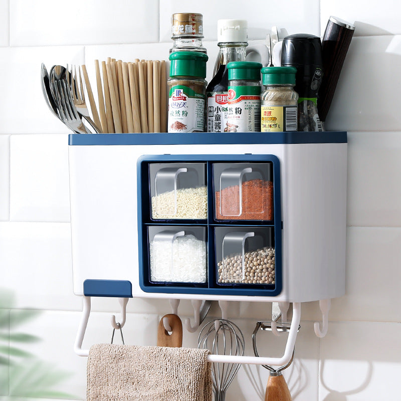 Adhesive No-Drill Kitchen Wall Shelf