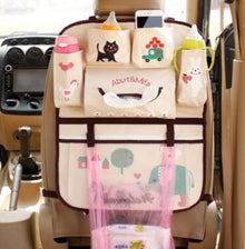Car Back Seat Organizer with Multi-Pocket Storage