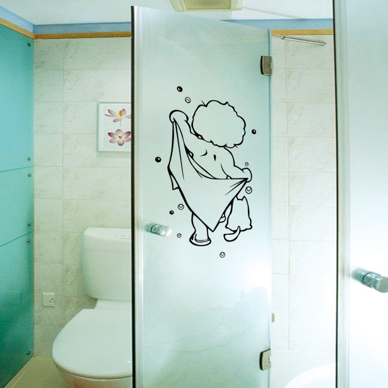 Baby Shower Bathroom Wall Decal