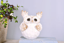 Wise Owl Resin Figurine Auspicious Home Decor