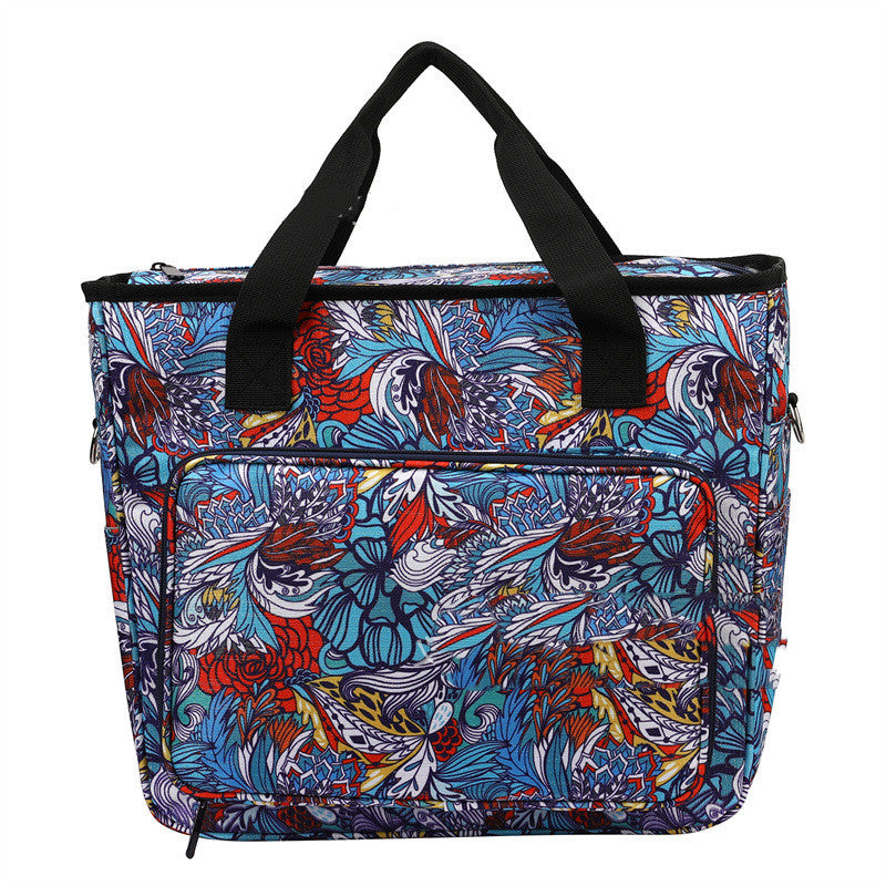 Portable Yarn and Crochet Project Organizer Bag
