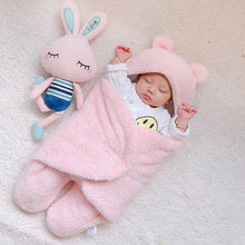 Thickened Plush Baby Sleeping Bag with Split Leg Design