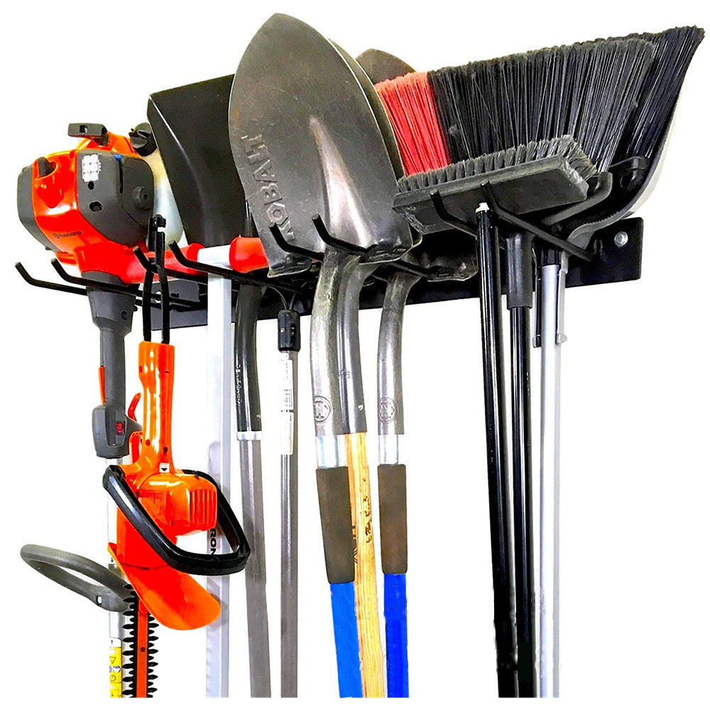Wall-Mounted Iron Garden and Garage Tool Holder