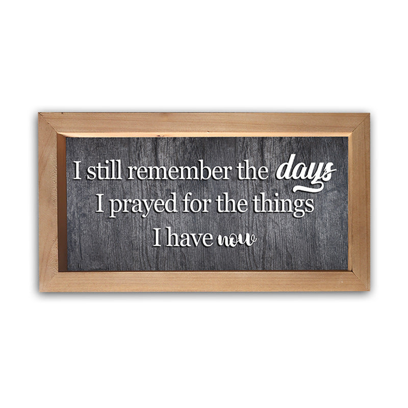 Rustic Wooden Wall Sign Home Decor