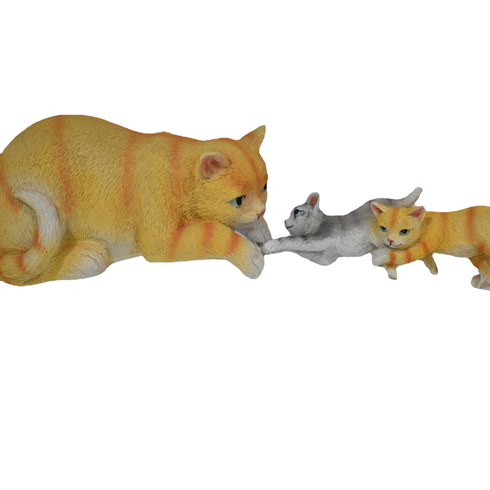 Whimsical Cat Figurine Home Decor Accent