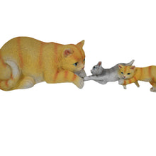 Whimsical Cat Figurine Home Decor Accent