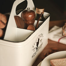 Distressed Iron Tabletop Storage Organizer Box