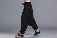 Men's Relaxed Fit Harem Pants for Travel and Casual Wear
