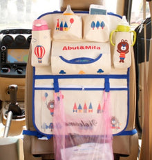 Car Back Seat Organizer with Multi-Pocket Storage