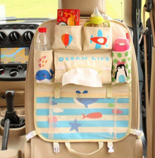 Car Back Seat Organizer with Multi-Pocket Storage