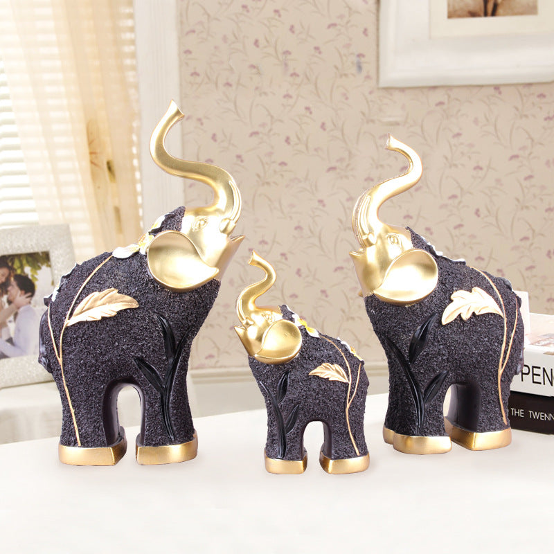 European Pattern Lucky Resin Home Decor Figurine