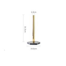 Premium Marble Paper Towel Holder for Kitchen Countertops