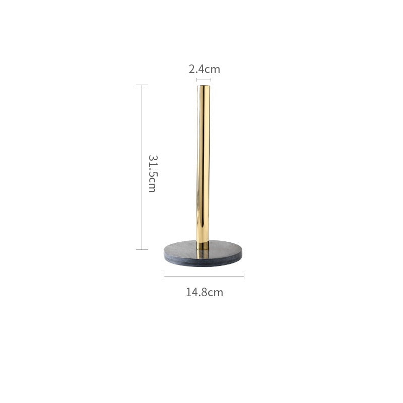 Premium Marble Paper Towel Holder for Kitchen Countertops