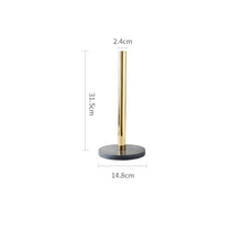 Premium Marble Paper Towel Holder for Kitchen Countertops