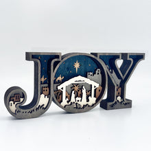 JOY Wooden Letter Ornaments Decorative Craft Set
