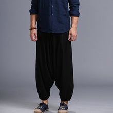 Men's Relaxed Fit Harem Pants for Travel and Casual Wear