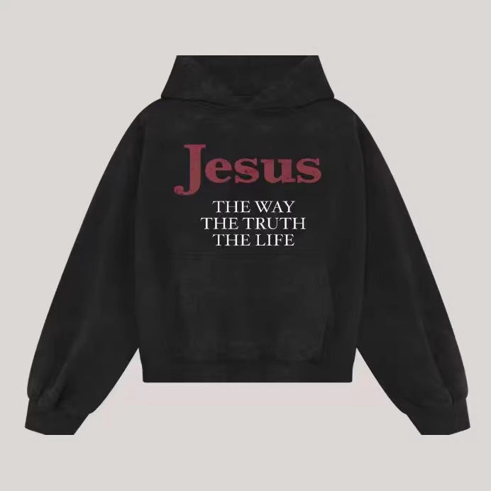 Jesus Is the Way Long Sleeve Crew Neck Faith Top