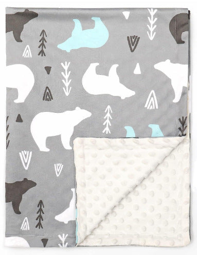 Double-Layer Children's Quilted Hug Blanket