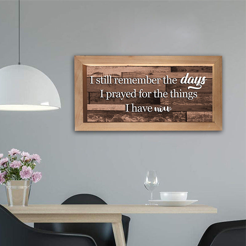 Rustic Wooden Wall Sign Home Decor