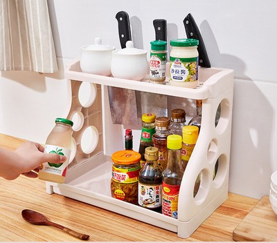 Multilayer Kitchen Shelving Unit for Pantry Organization