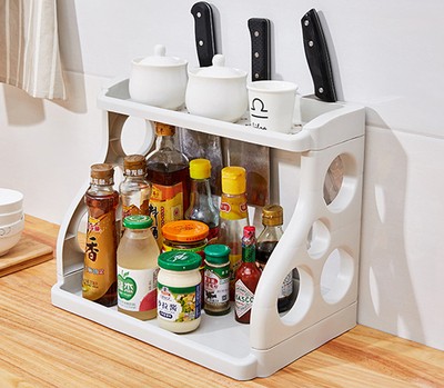Multilayer Kitchen Shelving Unit for Pantry Organization