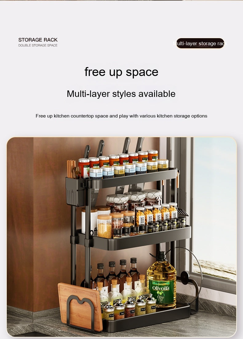 Multi-Tier Kitchen Spice and Seasoning Rack