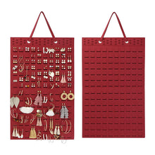 Wall-Mounted Felt Jewelry Organizer