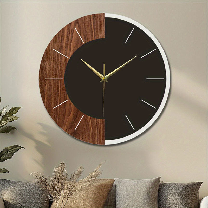 Nordic Minimalist Wooden Wall Clock