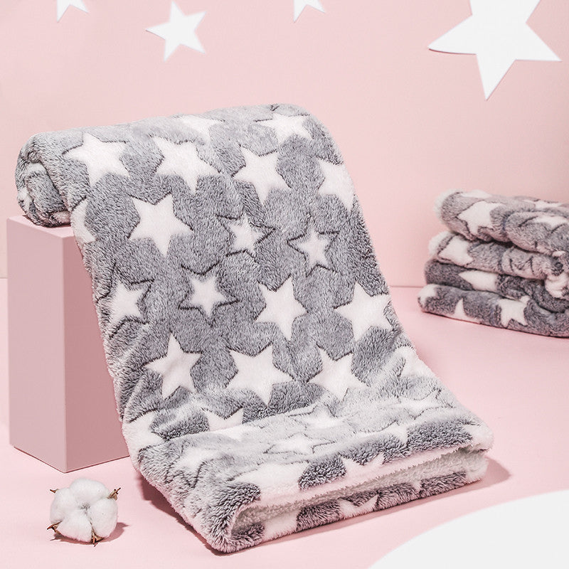 Soft Flannel Comfort Mat for Cats and Dogs