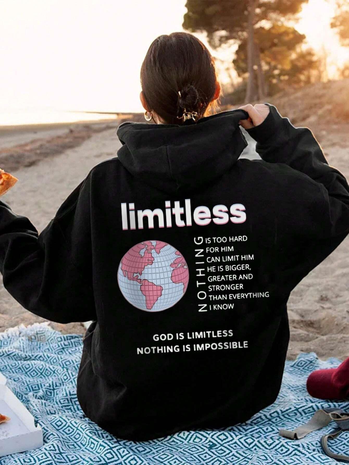 God Is Limitless Nothing Is Impossible Women's Faith Hoodie