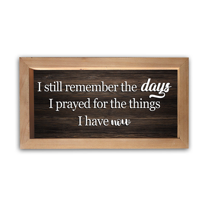 Rustic Wooden Wall Sign Home Decor