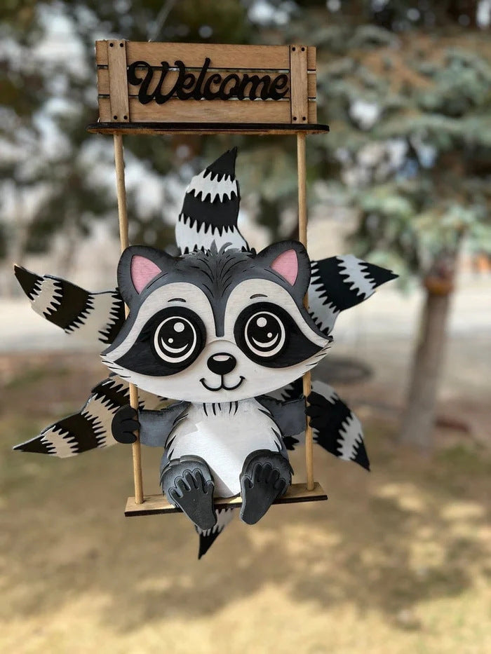 Spinning Animal Windmill Garden Decoration